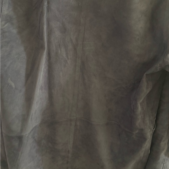 Men's Gray Suede Jacket - Picture 2 of 12
